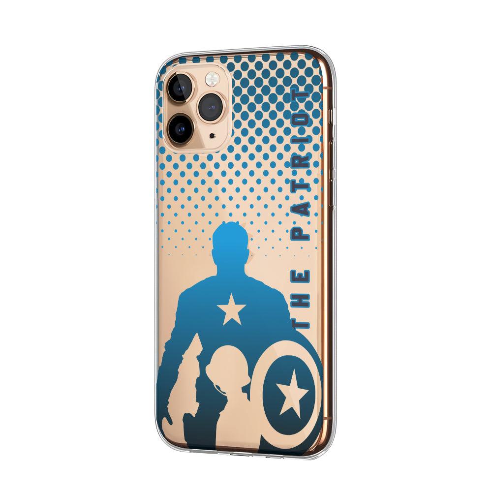 Captain America The Patriot Clear Soft Case-Oxvistore
