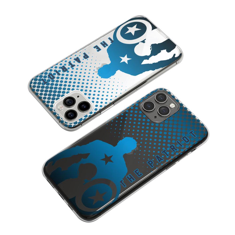 Captain America The Patriot Clear Soft Case-Oxvistore