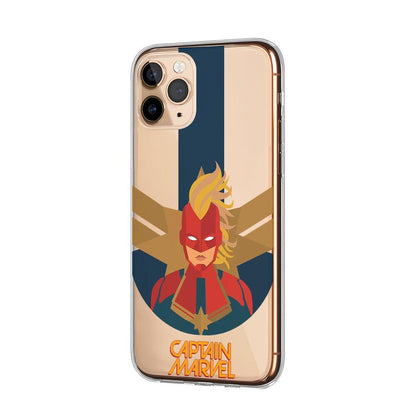 Captain Marvel Upgrade The Strength Clear Soft Case-Oxvistore