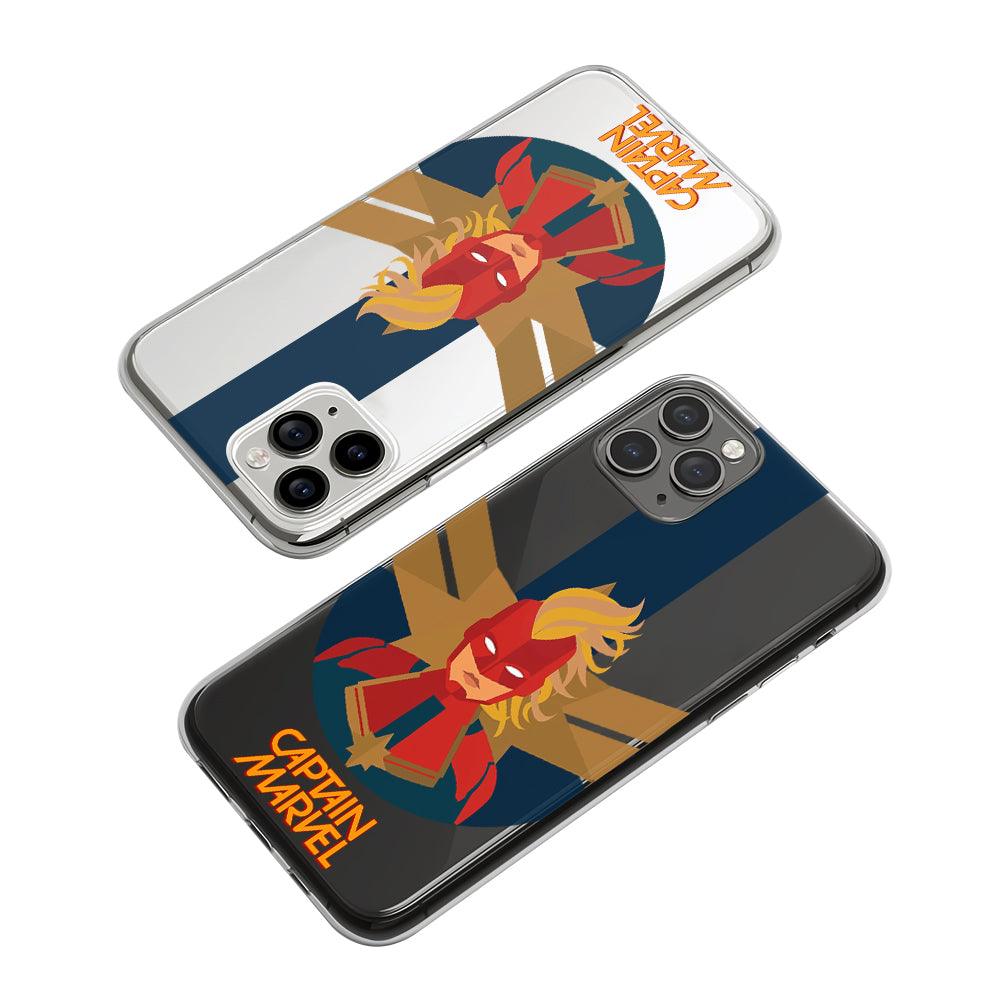 Captain Marvel Upgrade The Strength Clear Soft Case-Oxvistore