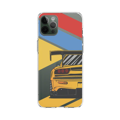 Car Racer Tokyo Drift Clear Soft Case-Oxvistore