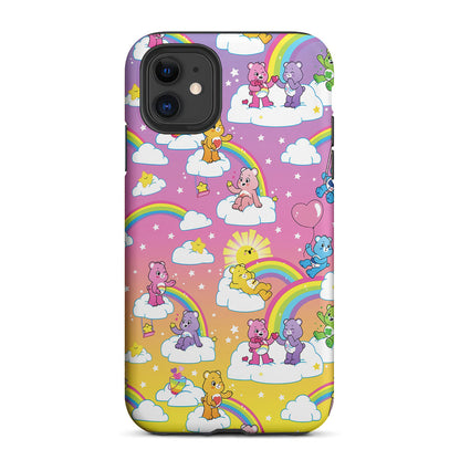 Care Bear Rainbow Pastel Trippy 2 in 1 Tough Phone Case