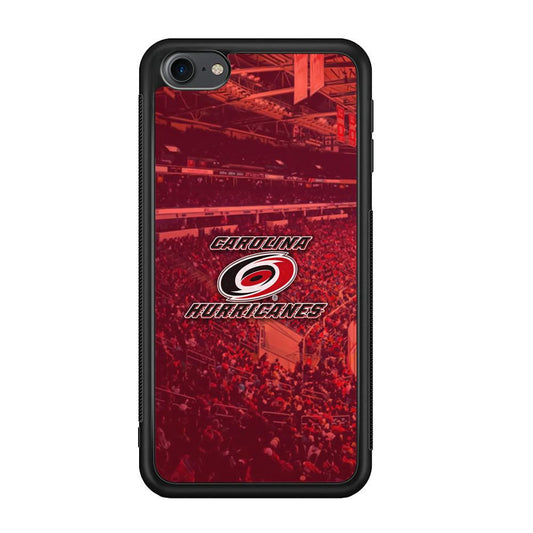 Carolina Hurricanes Fans on Duty iPod Touch 6 Case-Rubber Black (2D Case)-Oxvistore