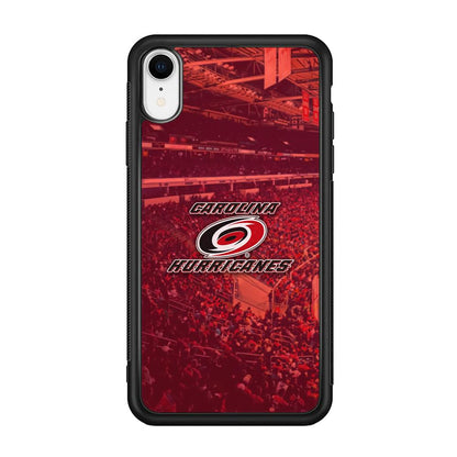 Carolina Hurricanes Fans on Duty iPhone XR Case-Oxvistore