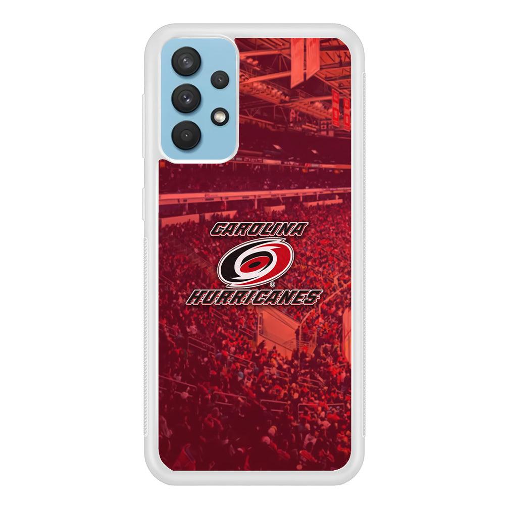 Carolina Hurricanes Fans on Duty Samsung Galaxy A32 Case-Oxvistore