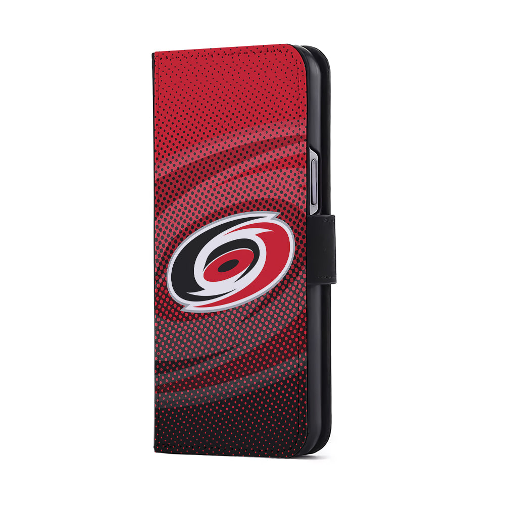 Carolina Hurricanes Logo Flip Wallet Phone Case