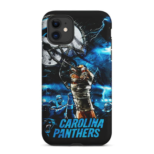 Carolina Panthers Art 2 in 1 Tough Phone Case-Oxvistore
