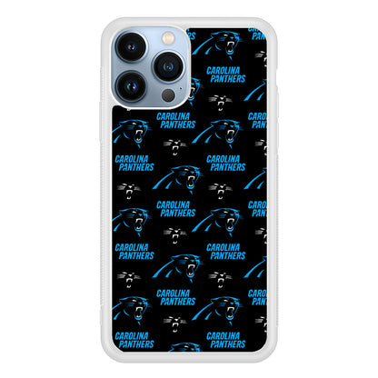 Carolina Panthers Logo Pattern 2D Rubber Phone Case