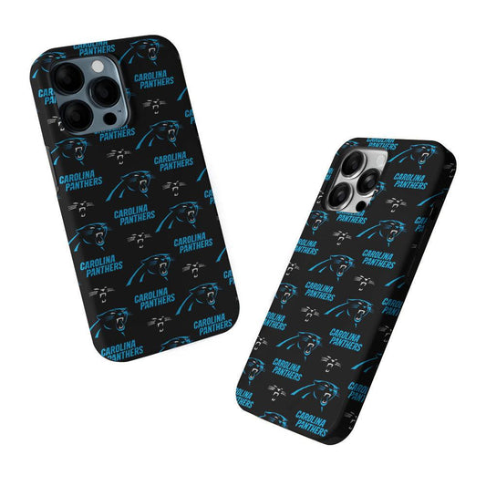 Carolina Panthers Logo Pattern 2 in 1 Tough Phone Case-Oxvistore