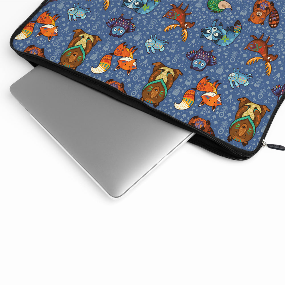 Cartoon Baby Animals Laptop Sleeve Protective Cover