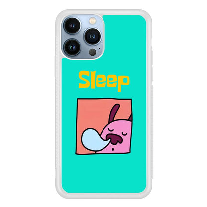 Cartoon Frame 'Sleep' iPhone 14 Pro Case-Oxvistore