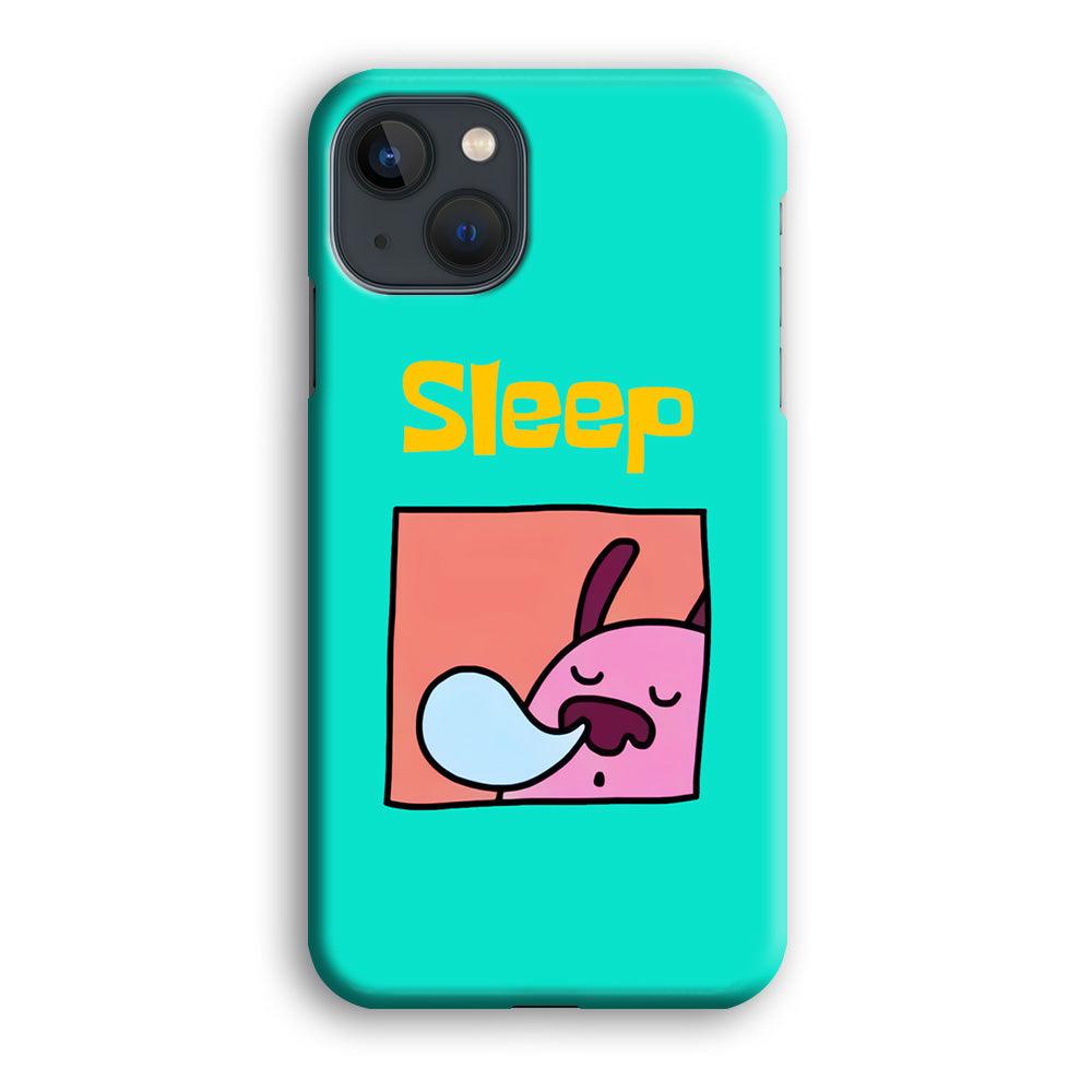 Cartoon Frame 'Sleep' iPhone 14 Plus Case-Oxvistore