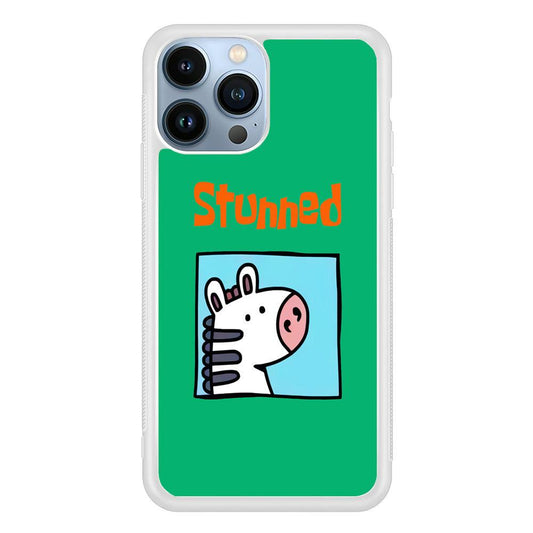 Cartoon Frame 'Stunned' iPhone 14 Pro Case-Oxvistore