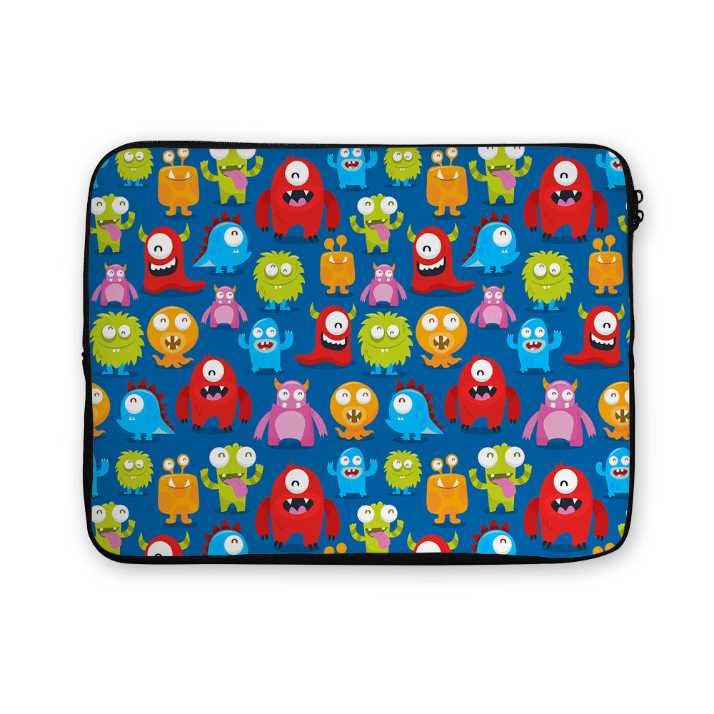 Cartoon Monsters Smile Laptop Sleeve Protective Cover