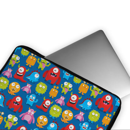 Cartoon Monsters Smile Laptop Sleeve Protective Cover