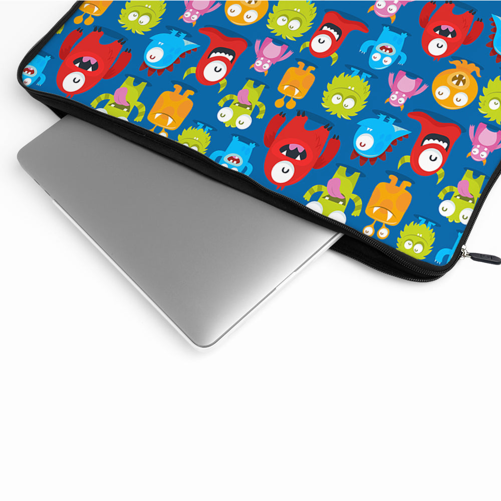 Cartoon Monsters Smile Laptop Sleeve Protective Cover