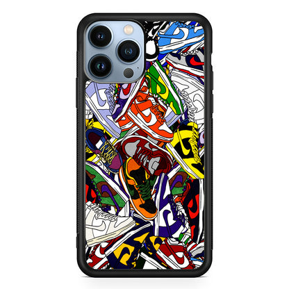 Cartoon Sneaker Nike 2D Rubber Phone Case