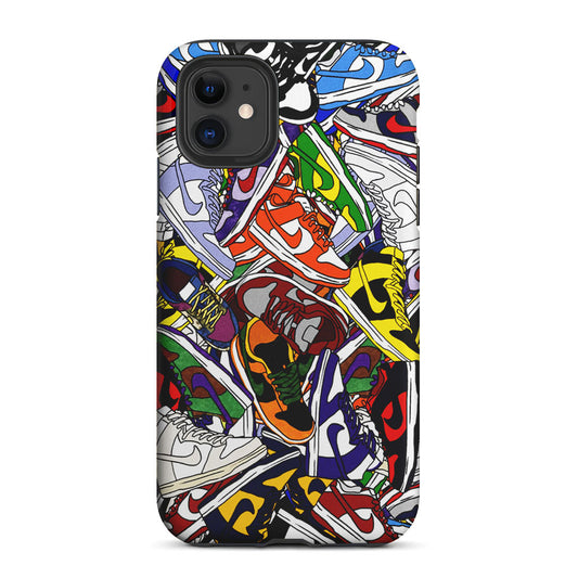 Cartoon Sneaker Nike 2 in 1 Tough Phone Case