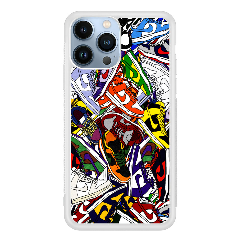 Cartoon Sneaker Nike 2D Rubber Phone Case