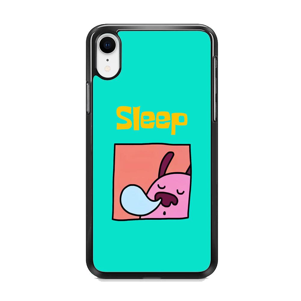 Cartoon Frame 'Sleep' iPhone XR Case-Rubber Black (2D Case)-Oxvistore