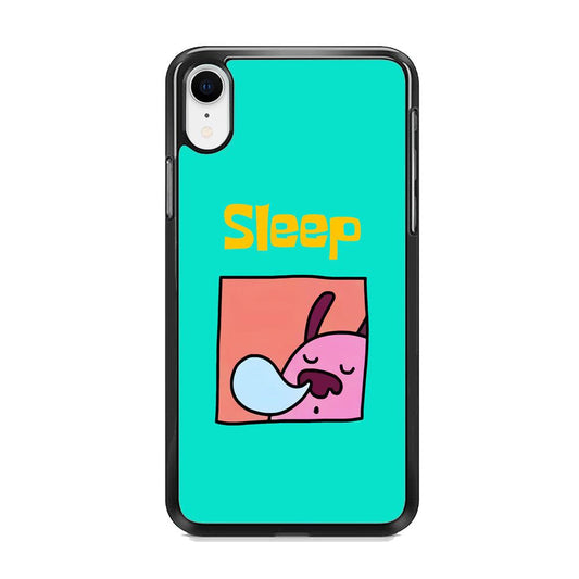Cartoon Frame 'Sleep' iPhone XR Case-Rubber Black (2D Case)-Oxvistore