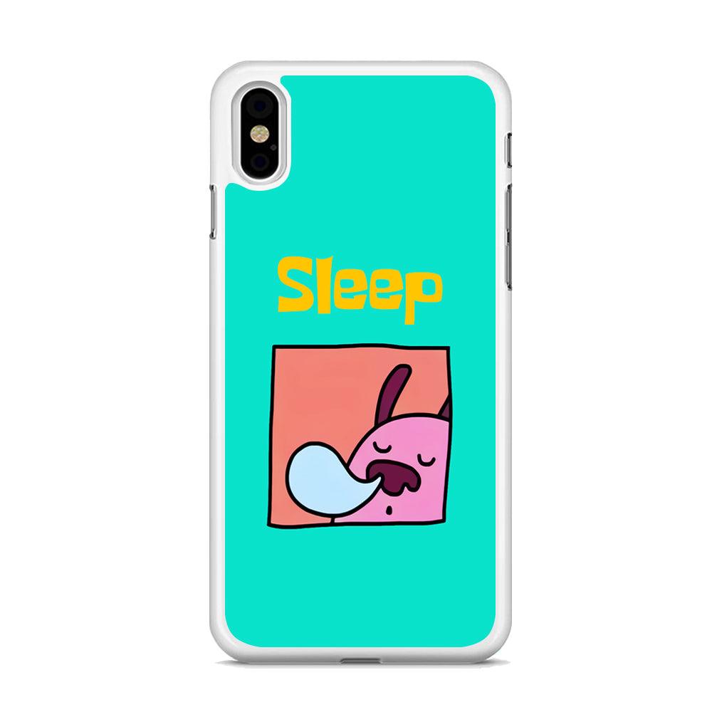 Cartoon Frame 'Sleep' iPhone X Case-Oxvistore