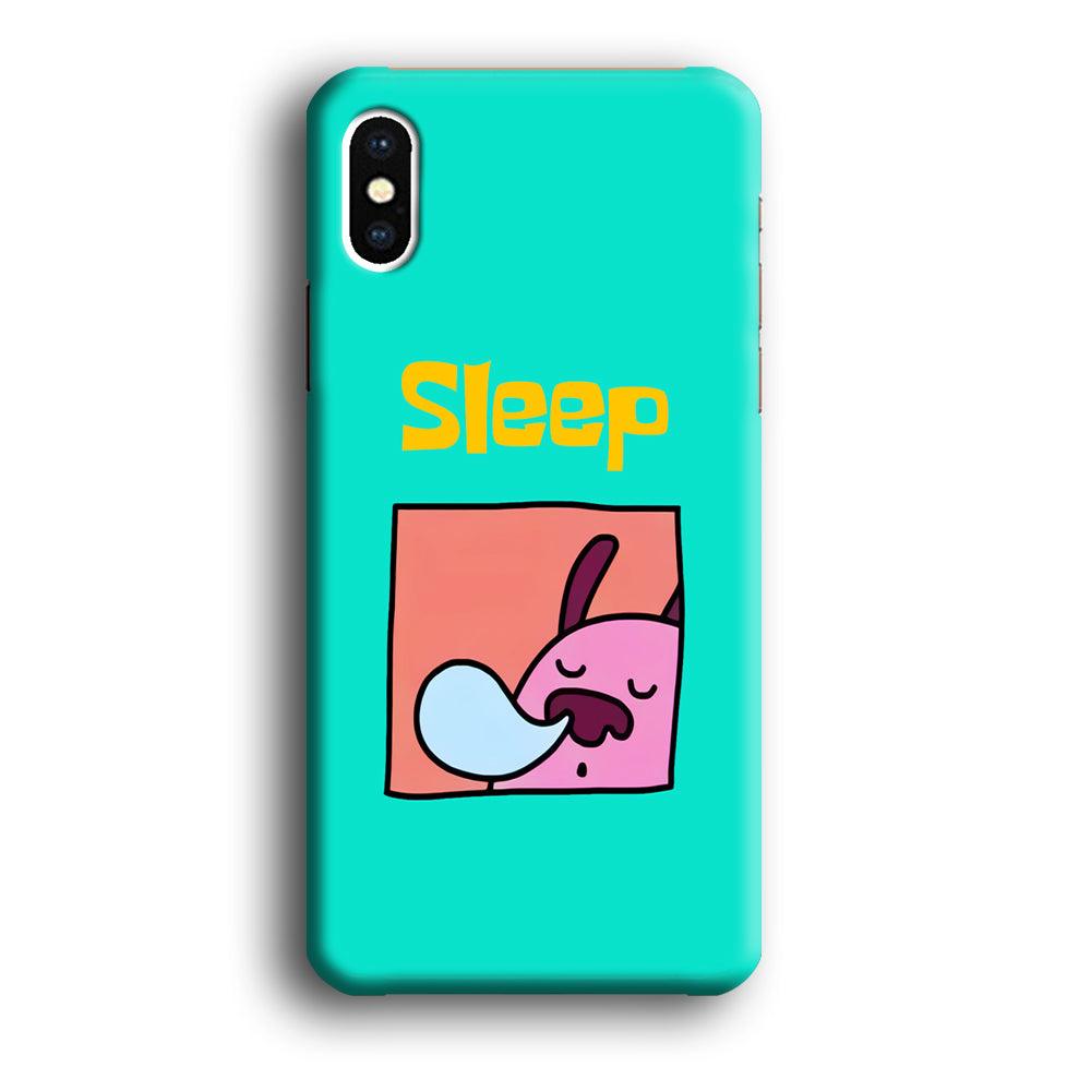 Cartoon Frame 'Sleep' iPhone X Case-Oxvistore