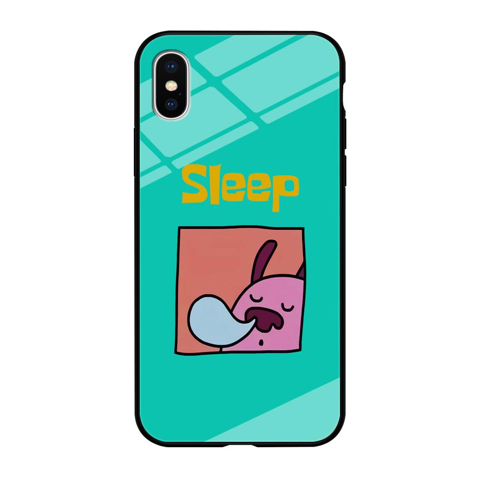 Cartoon Frame 'Sleep' iPhone X Case-Oxvistore