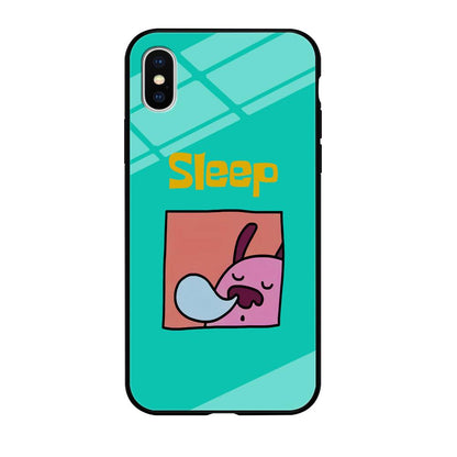 Cartoon Frame 'Sleep' iPhone X Case-Oxvistore