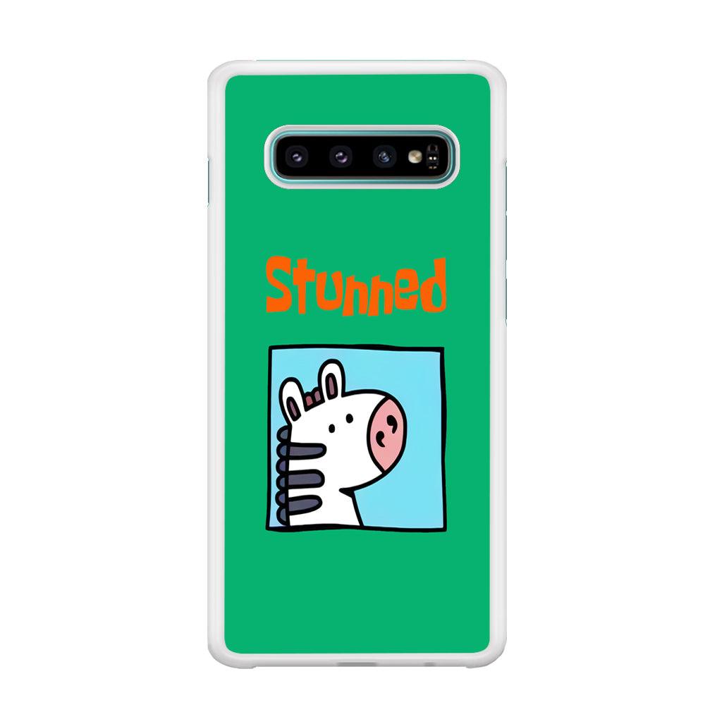 Cartoon Frame 'Stunned' Samsung Galaxy S10 Case-Oxvistore