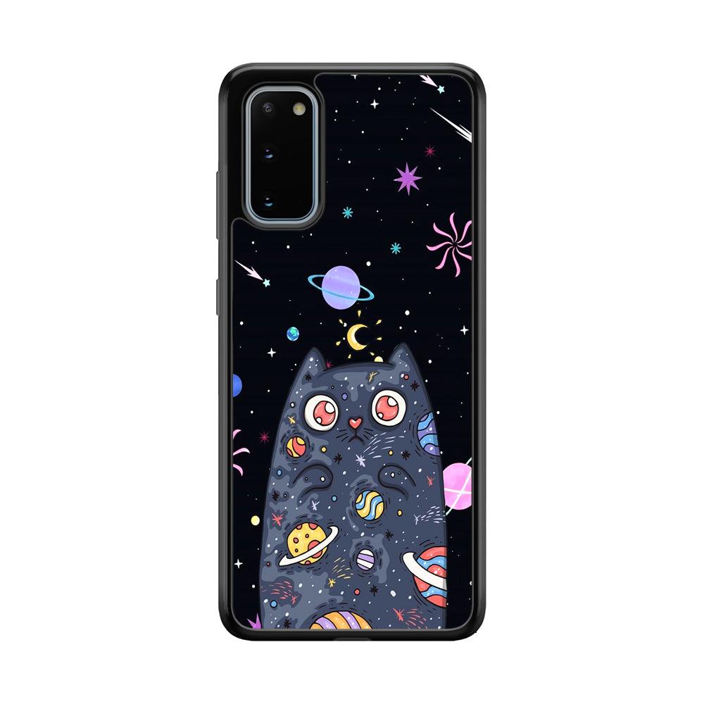 Cat Aesthetic Space Owner Samsung Galaxy S20 Case-Oxvistore