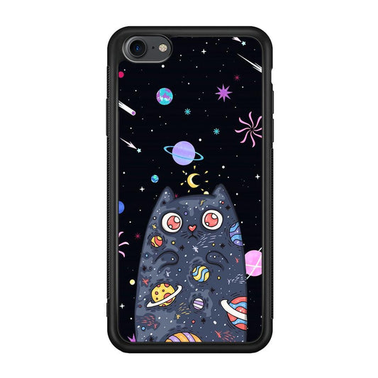 Cat Aesthetic Space Owner iPhone 8 Case-Oxvistore