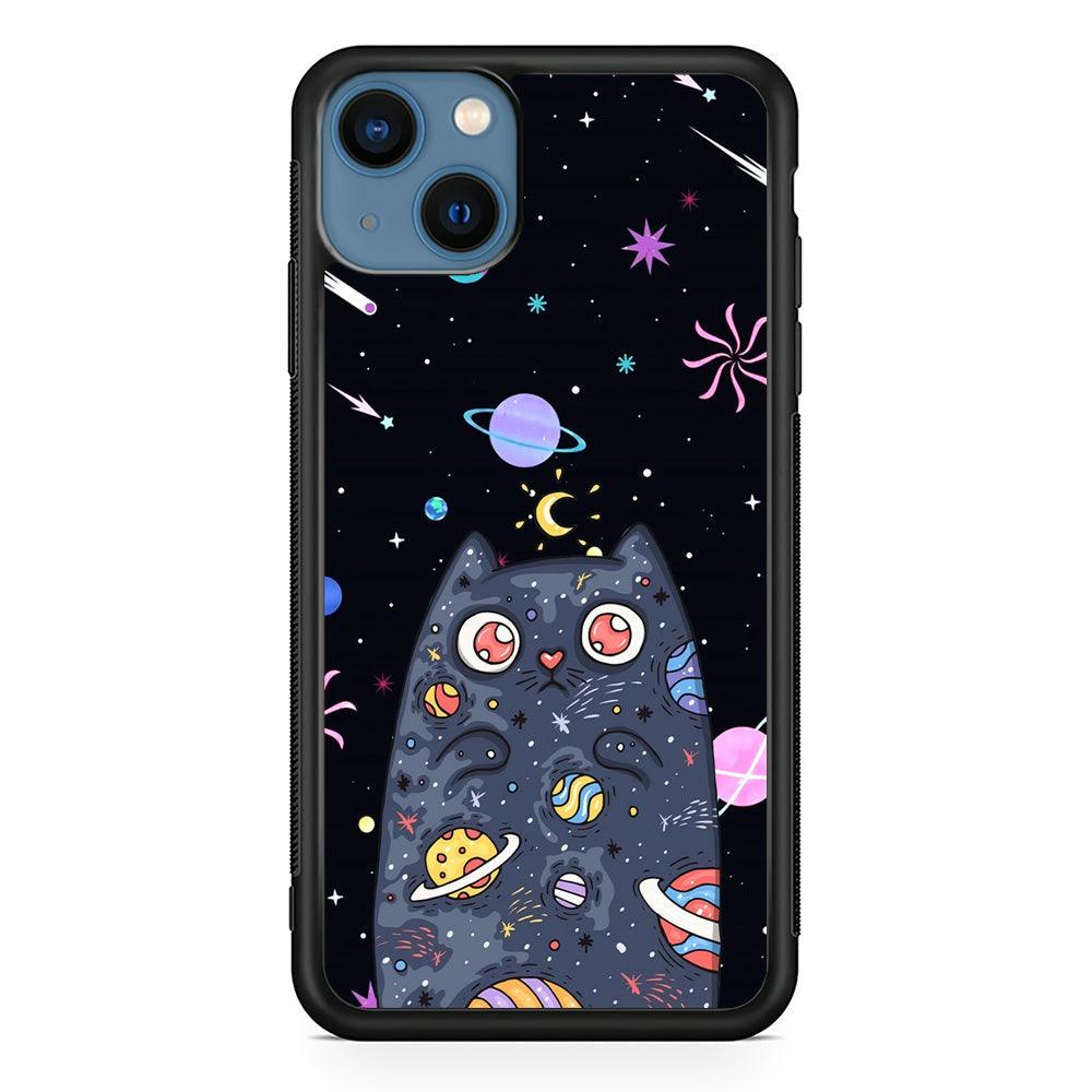 Cat Aesthetic Space Owner iPhone 15 Plus Case-Oxvistore