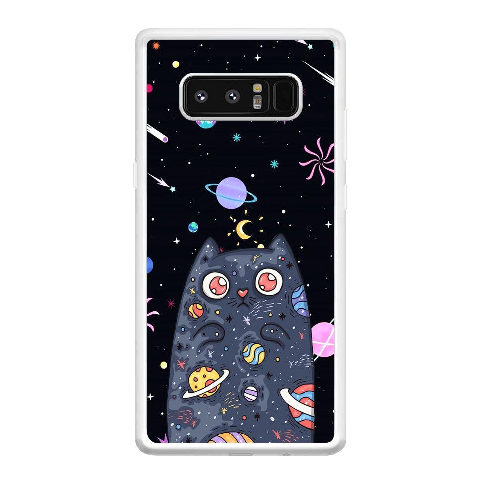 Cat Aesthetic Space Owner Samsung Galaxy Note 8 Case-Oxvistore