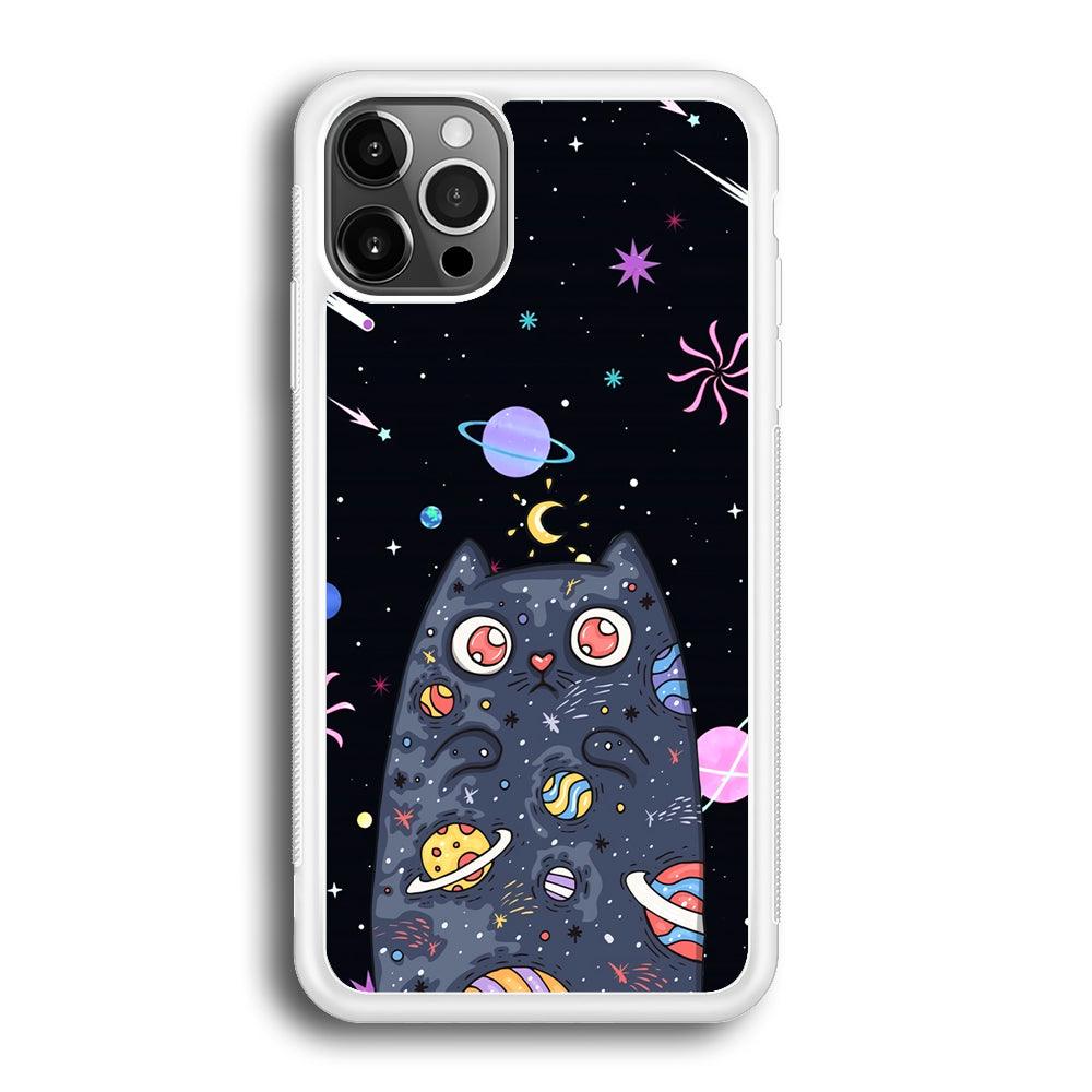 Cat Aesthetic Space Owner iPhone 12 Pro Case-Oxvistore