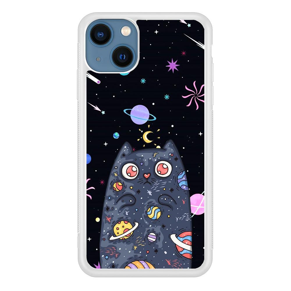 Cat Aesthetic Space Owner iPhone 15 Plus Case-Oxvistore