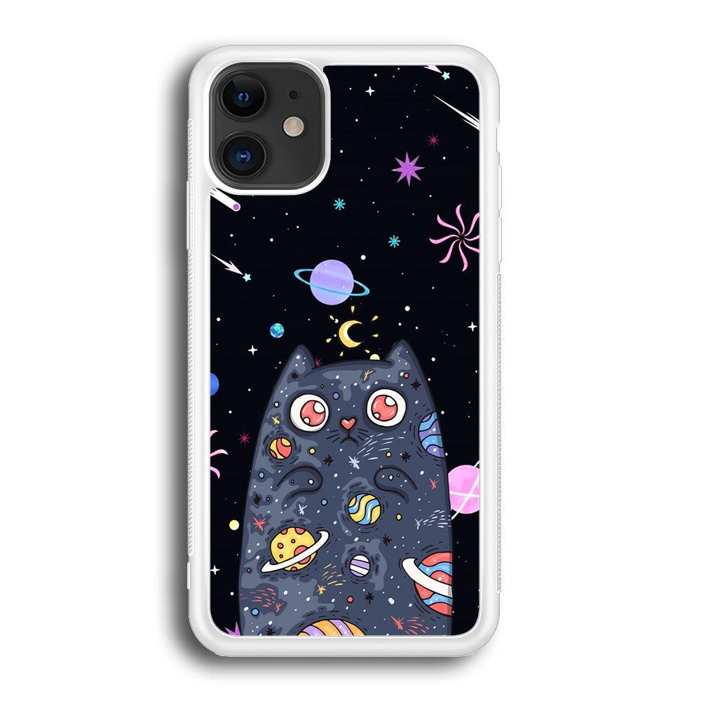 Cat Aesthetic Space Owner iPhone 12 Case-Oxvistore