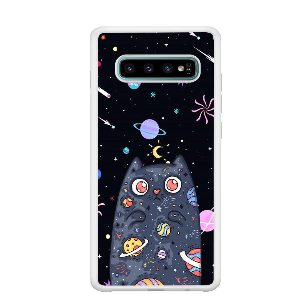 Cat Aesthetic Space Owner Samsung Galaxy S10 Plus Case-Oxvistore