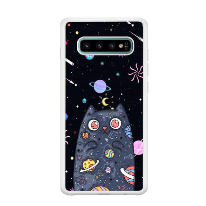 Cat Aesthetic Space Owner Samsung Galaxy S10 Plus Case-Oxvistore