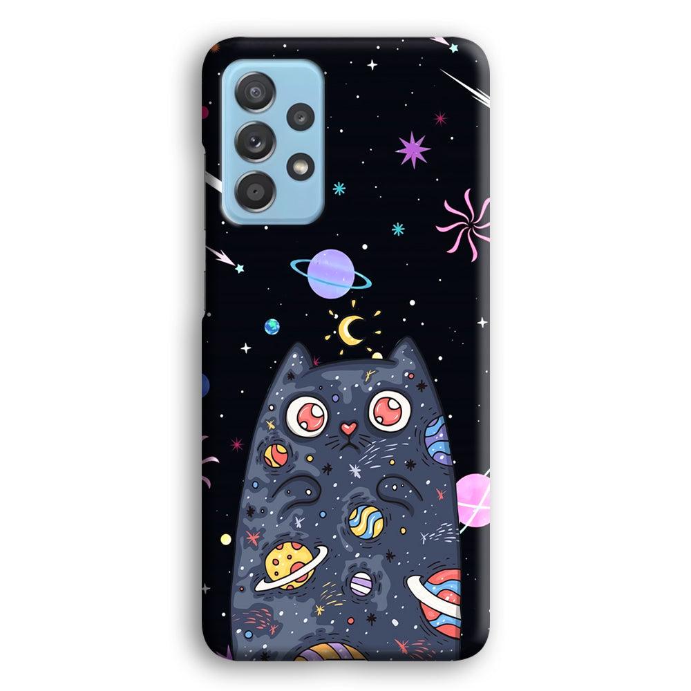 Cat Aesthetic Space Owner Samsung Galaxy A52 Case-Oxvistore