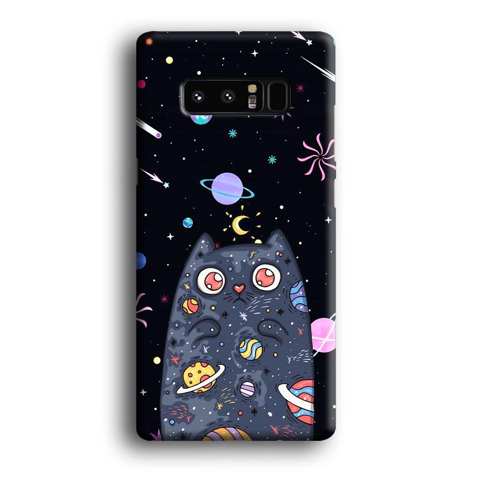 Cat Aesthetic Space Owner Samsung Galaxy Note 8 Case-Oxvistore