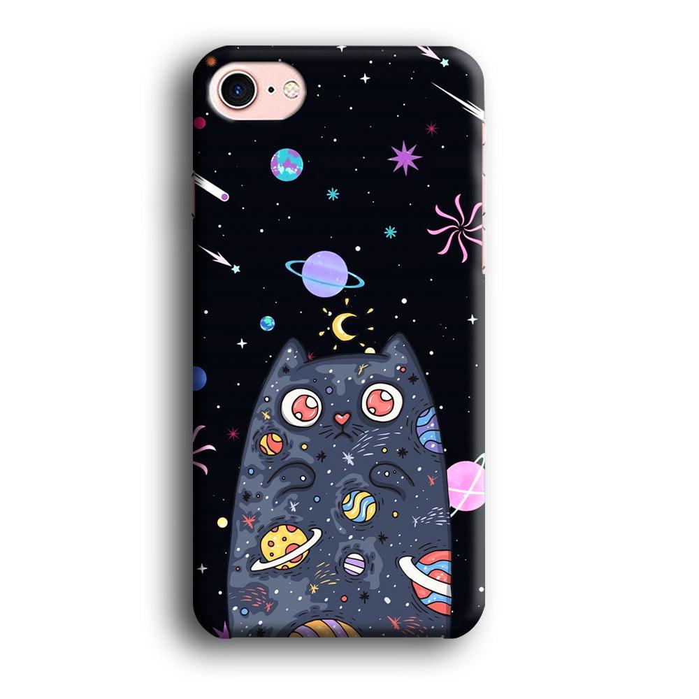 Cat Aesthetic Space Owner iPhone 8 Case-Oxvistore