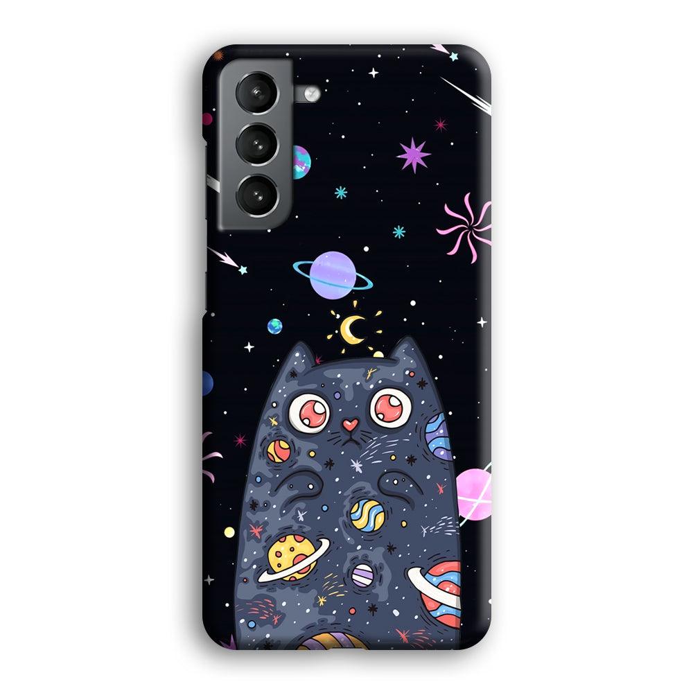 Cat Aesthetic Space Owner Samsung Galaxy S21 Plus Case-Oxvistore