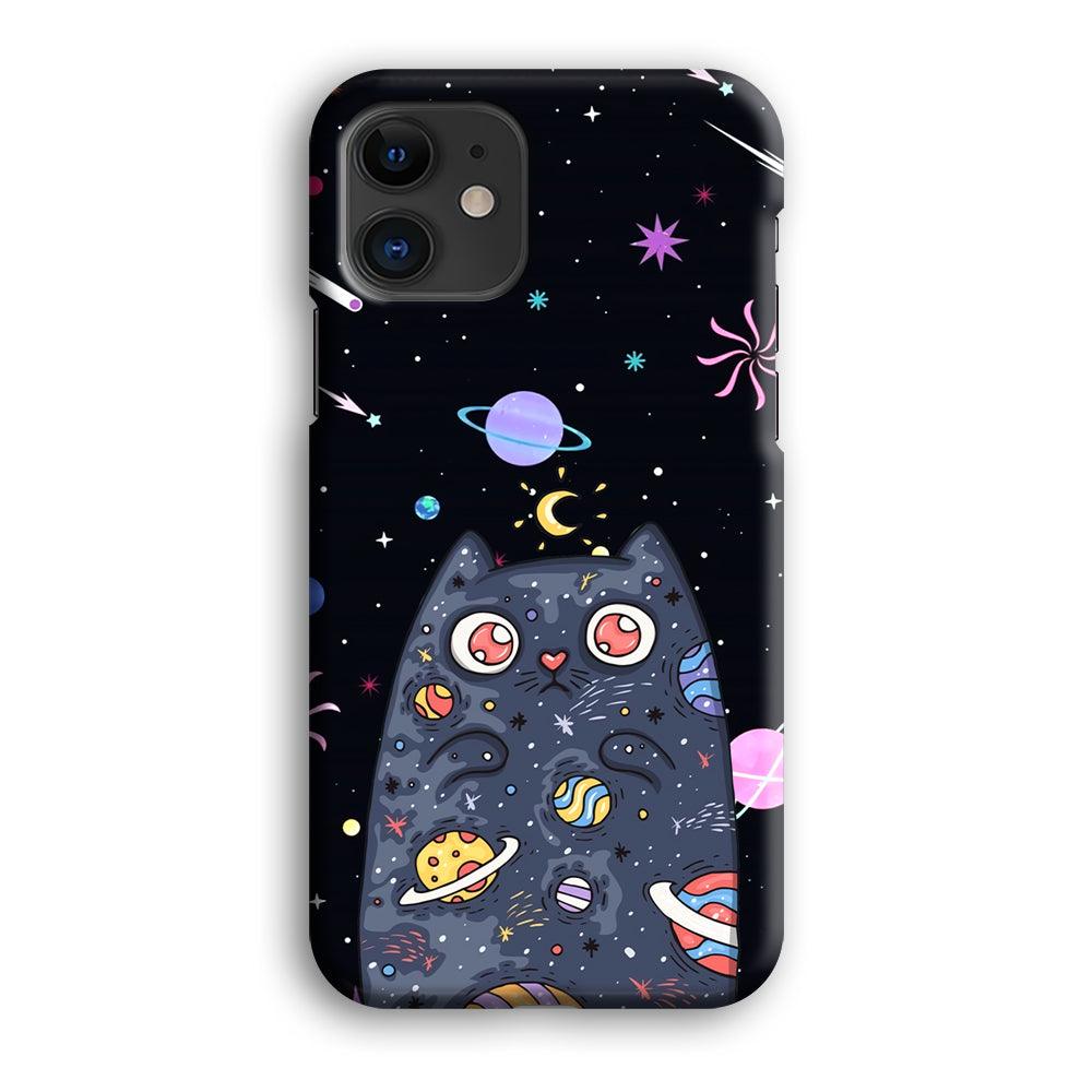 Cat Aesthetic Space Owner iPhone 12 Case-Oxvistore