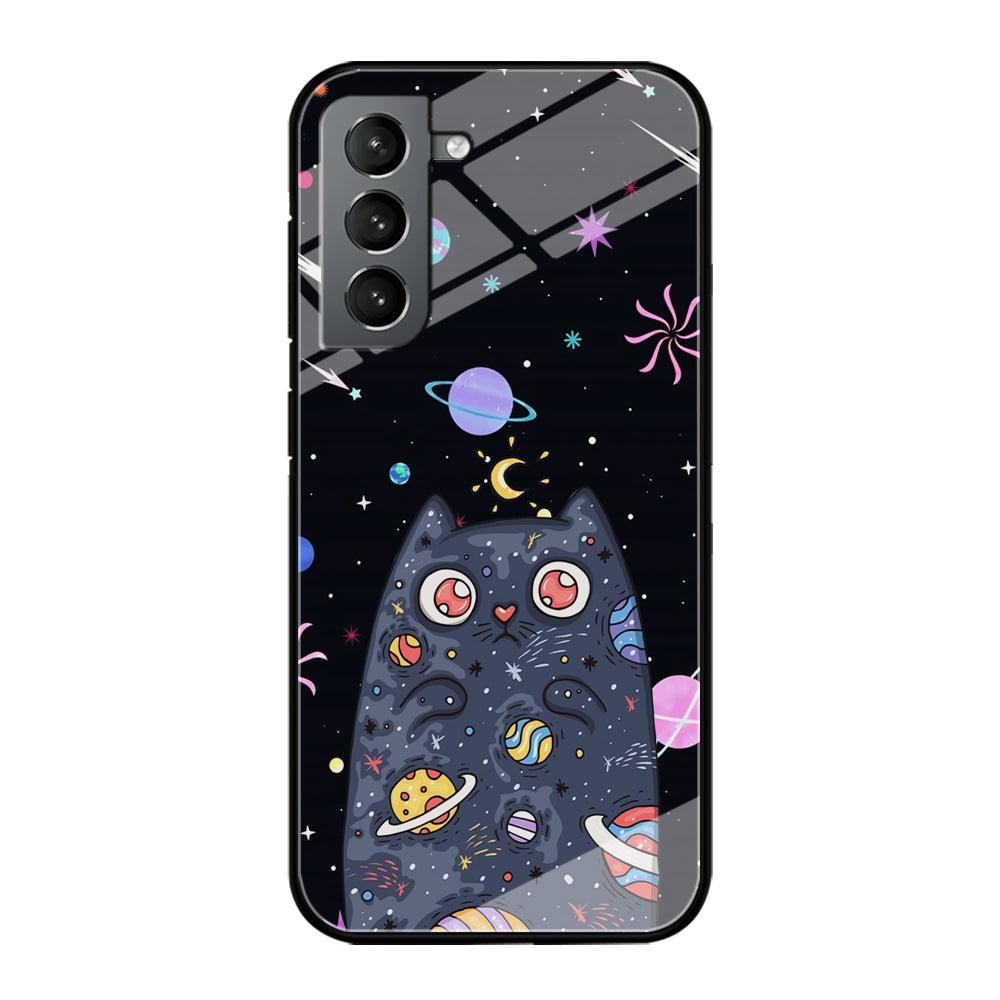 Cat Aesthetic Space Owner Samsung Galaxy S21 Plus Case-Oxvistore