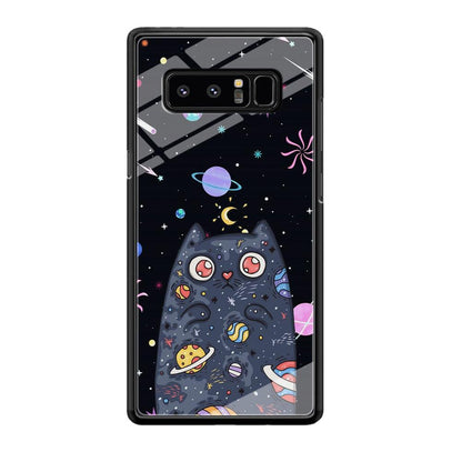 Cat Aesthetic Space Owner Samsung Galaxy Note 8 Case-Oxvistore