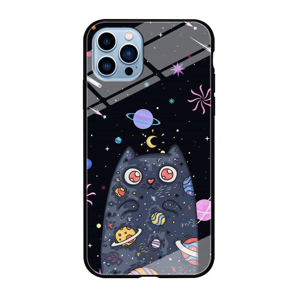 Cat Aesthetic Space Owner iPhone 12 Pro Case-Oxvistore