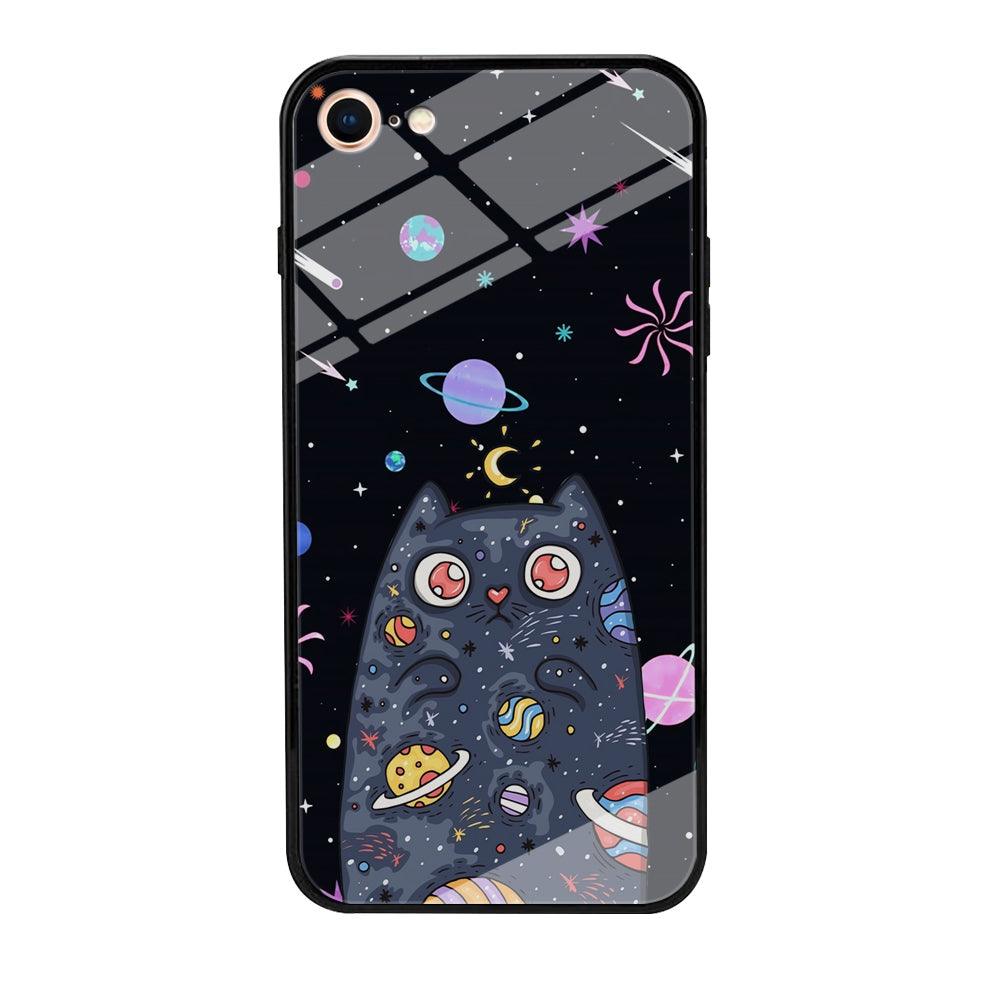 Cat Aesthetic Space Owner iPhone 8 Case-Oxvistore