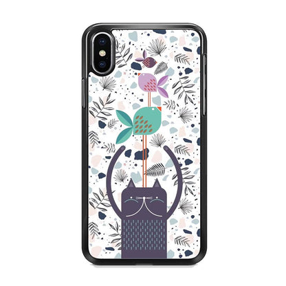 Cat Fish Ahead iPhone X Case-Oxvistore