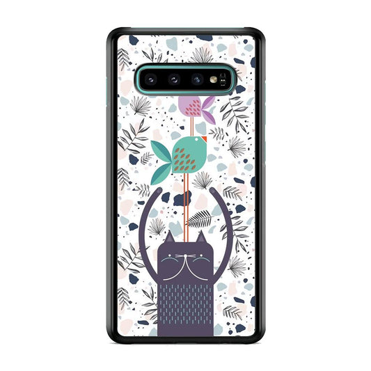 Cat Fish Ahead Samsung Galaxy S10 Case-Oxvistore